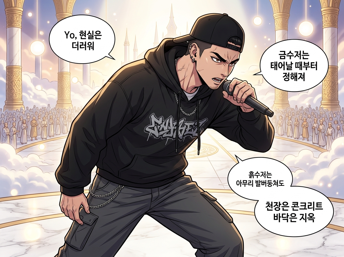 빛이 말하길, 비트가 내려왔다 15컷