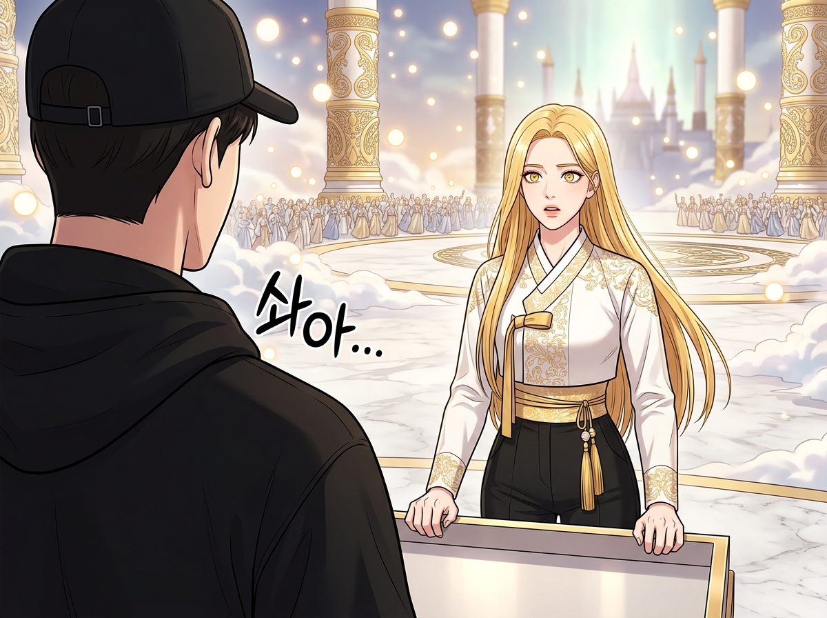 빛이 말하길, 비트가 내려왔다 16컷