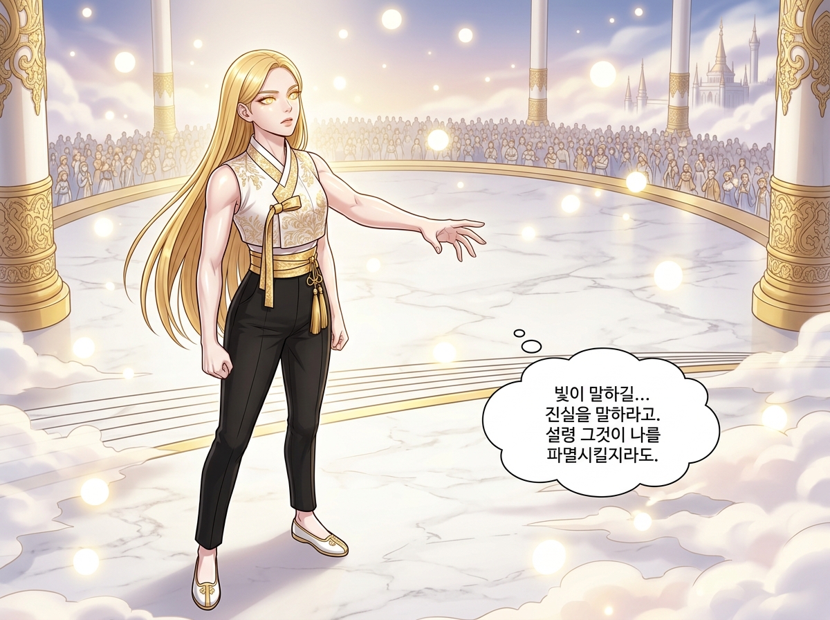 빛이 말하길, 비트가 내려왔다 22컷