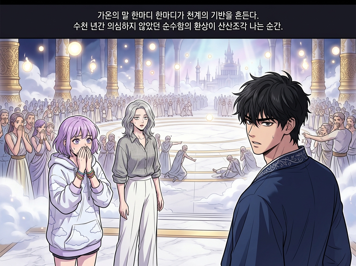 빛이 말하길, 비트가 내려왔다 27컷