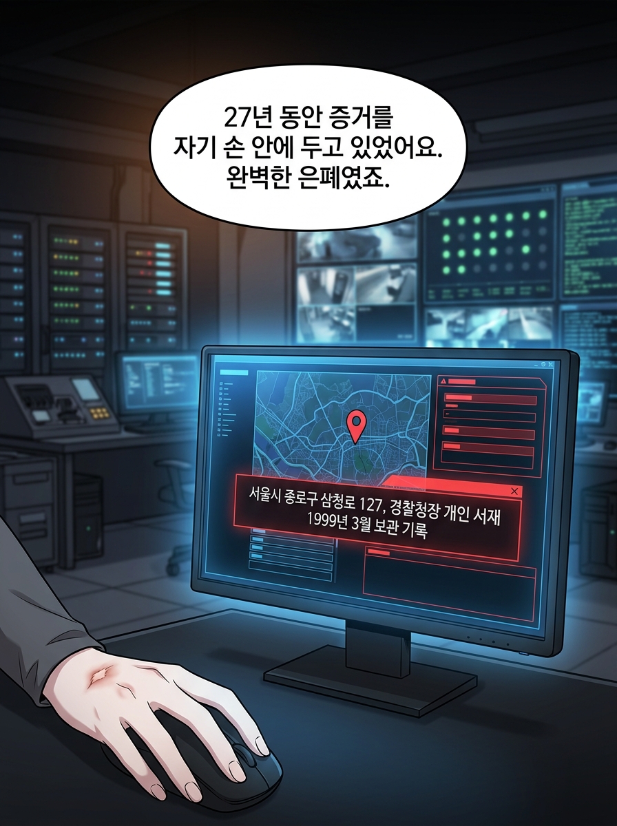어둠 속의 23개 별 - 심판자들의 귀환 5화: 27년 전의 증인 28컷