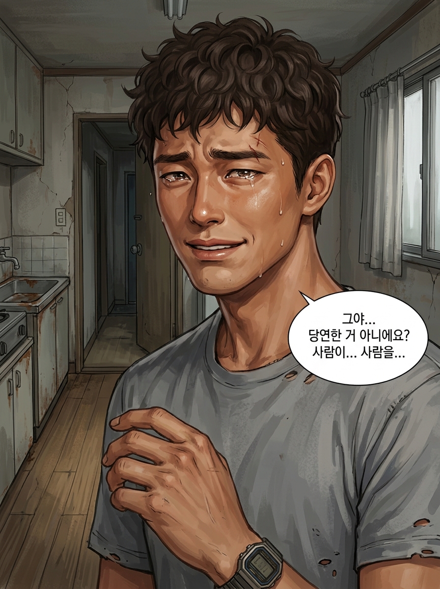 구한 사람, 구하러 온 사람 14컷