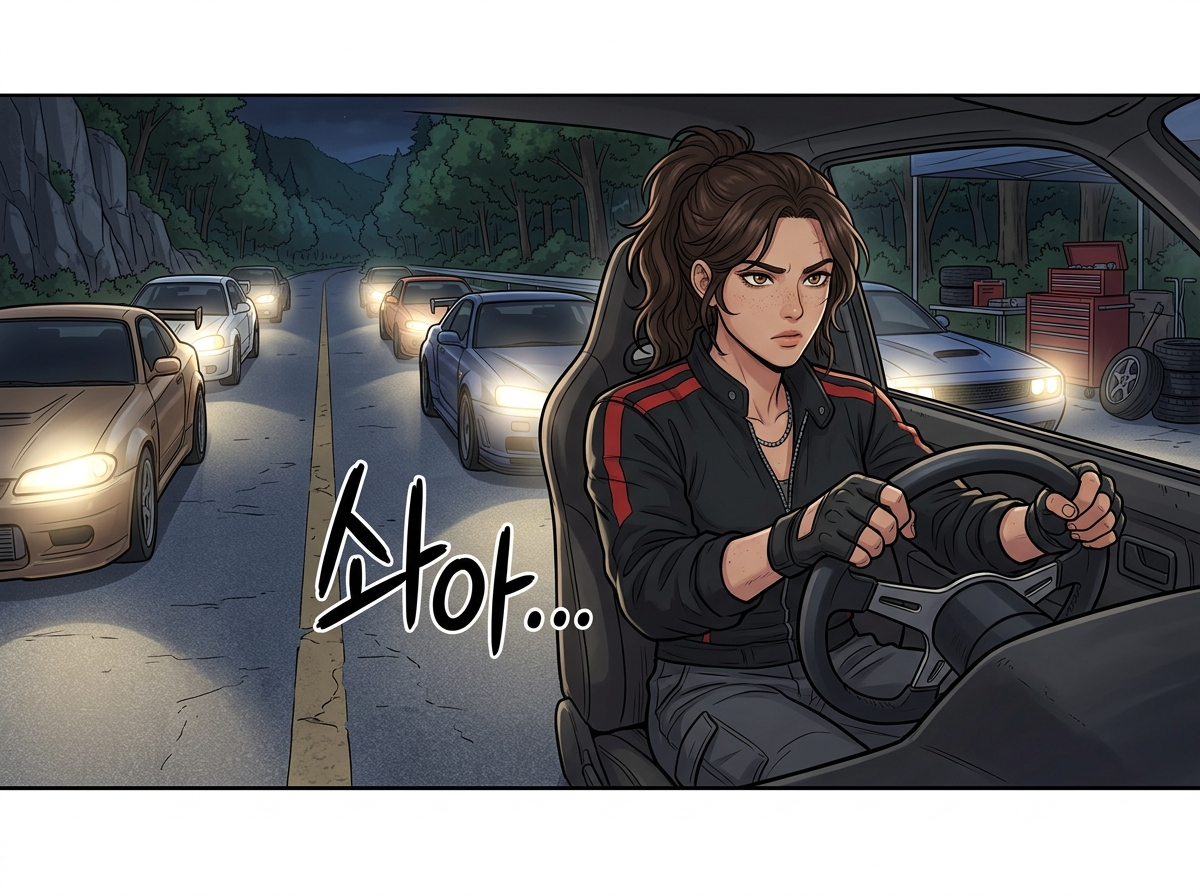 아스팔트 위의 복수 8컷