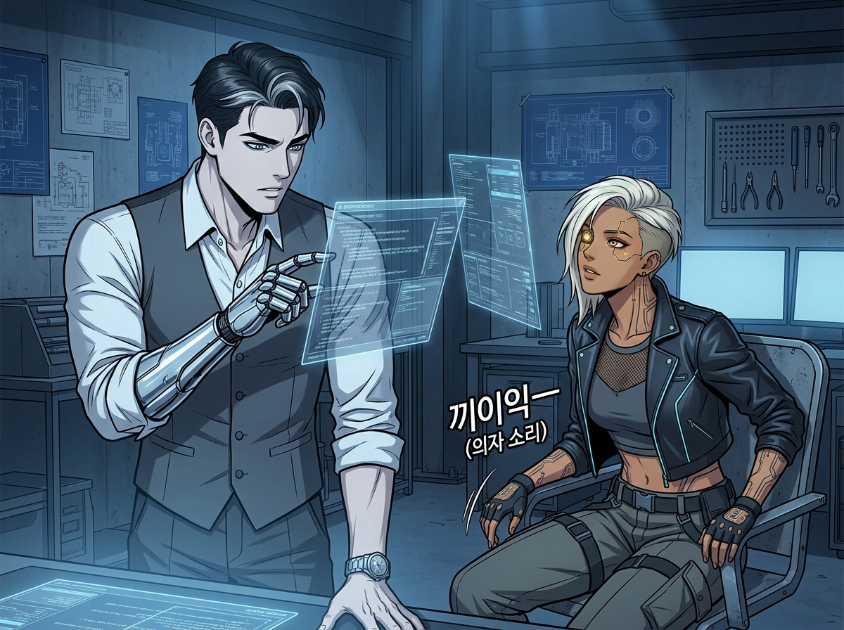 네온 아래 증명의 시간 26컷