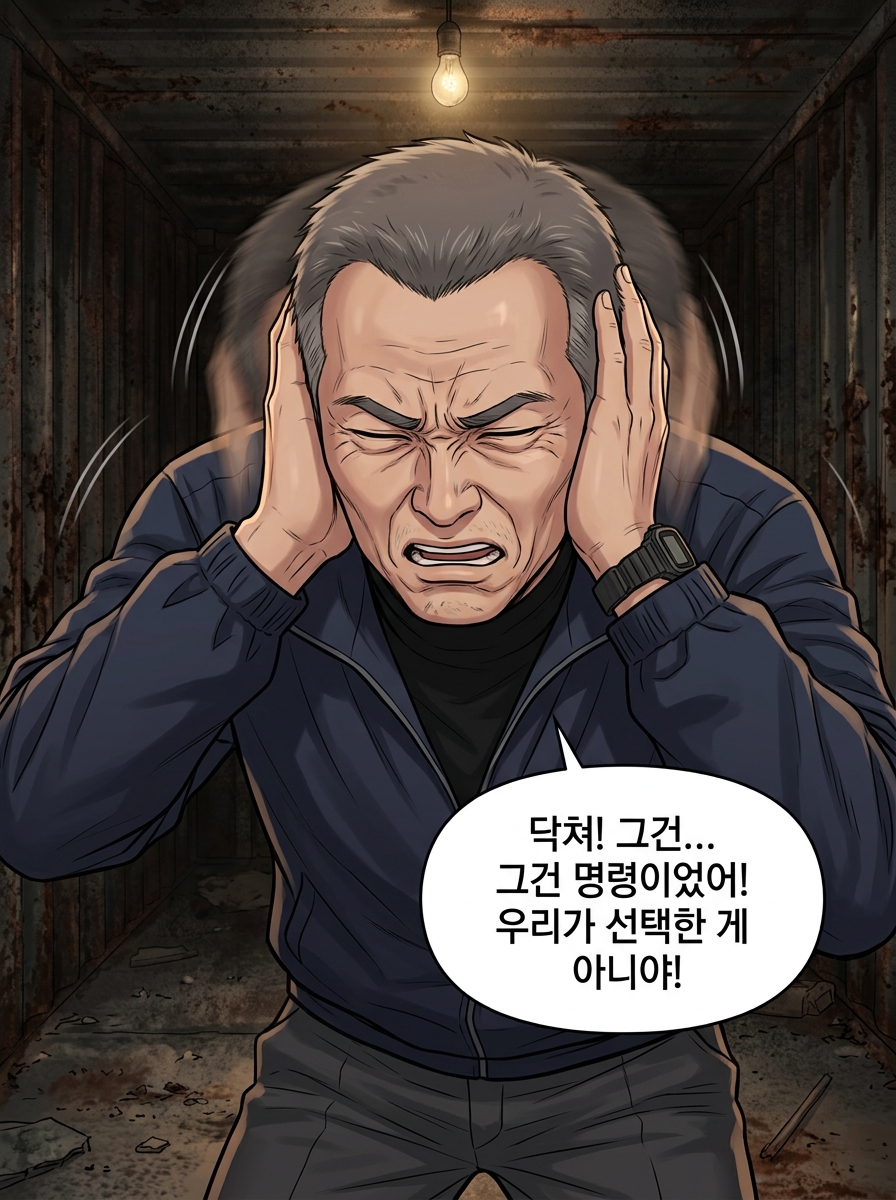 어둠 속의 23개 별 - 심판자들의 귀환 8화: 빨간 줄 - 민소의 가족 14컷