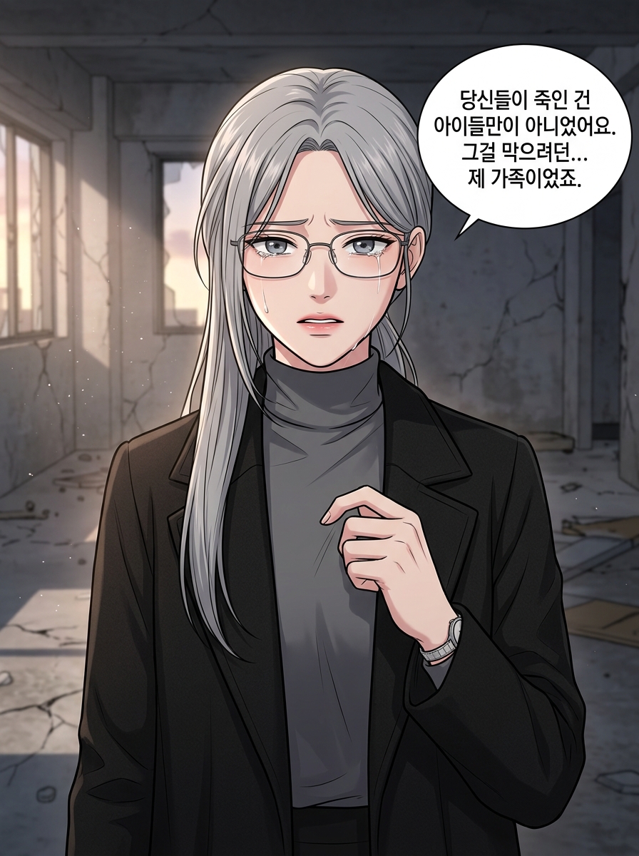 어둠 속의 23개 별 - 심판자들의 귀환 8화: 빨간 줄 - 민소의 가족 24컷