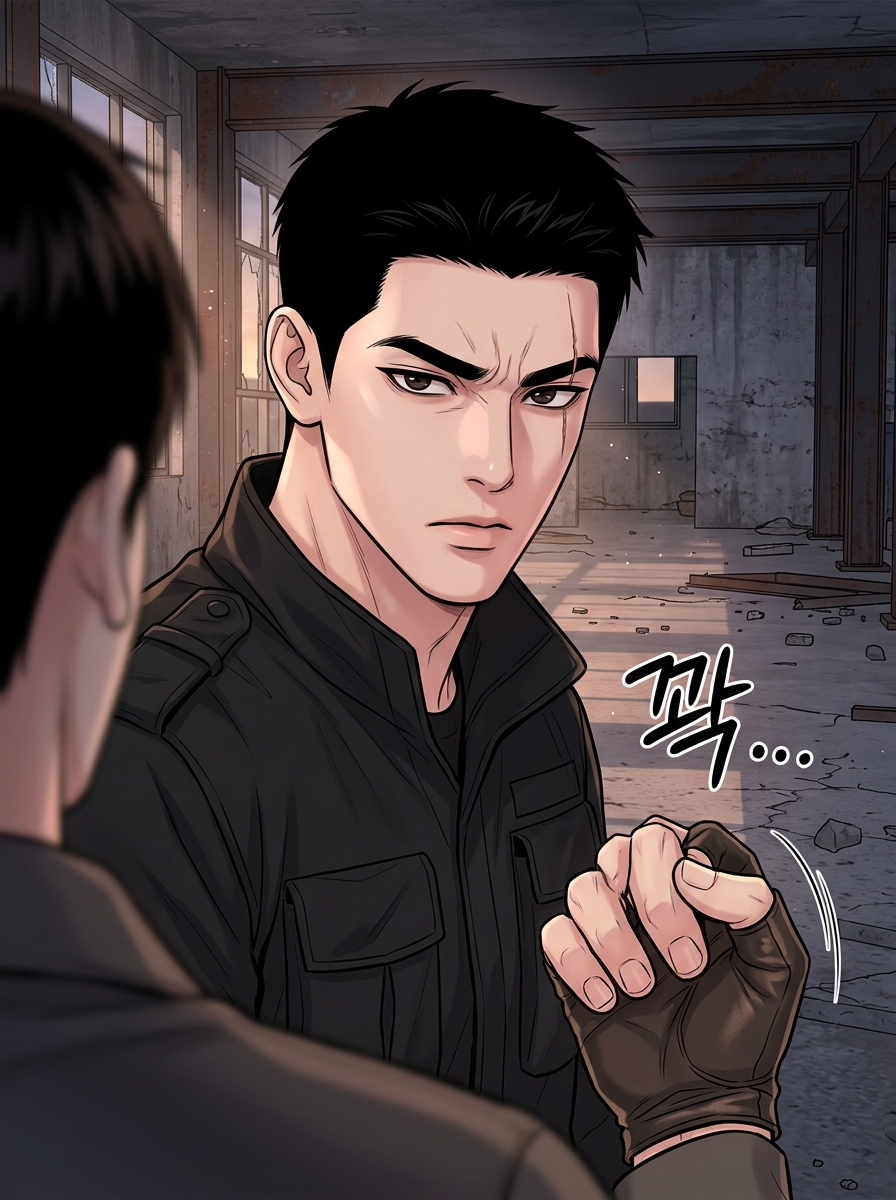 어둠 속의 23개 별 - 심판자들의 귀환 8화: 빨간 줄 - 민소의 가족 26컷