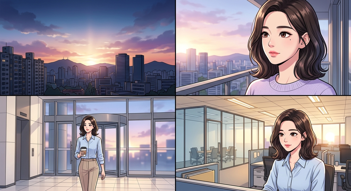 그날 밤, 너를 봤어 4컷