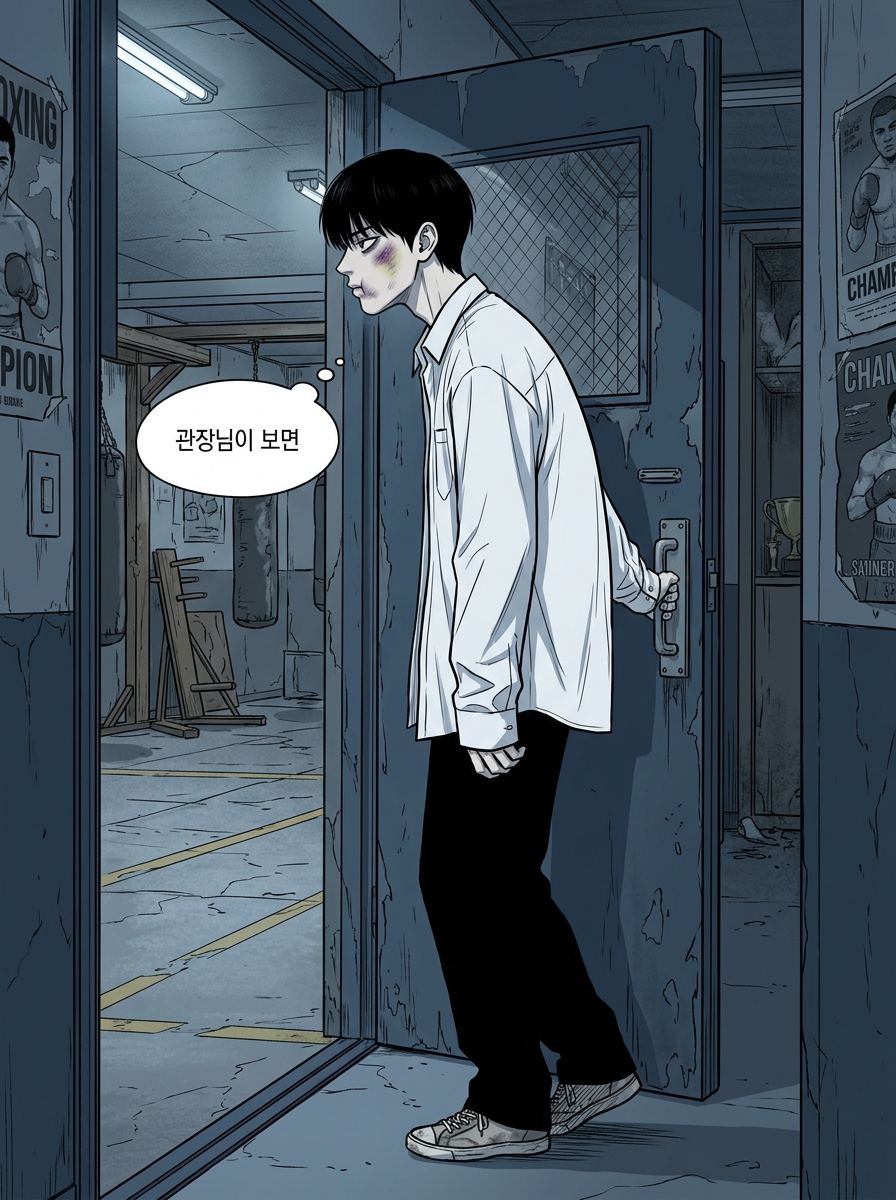 피로 배운 거리 5컷