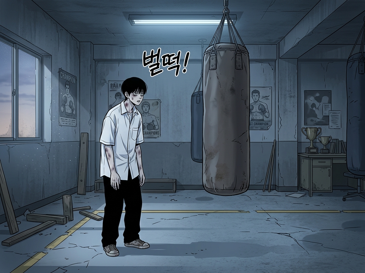 피로 배운 거리 16컷