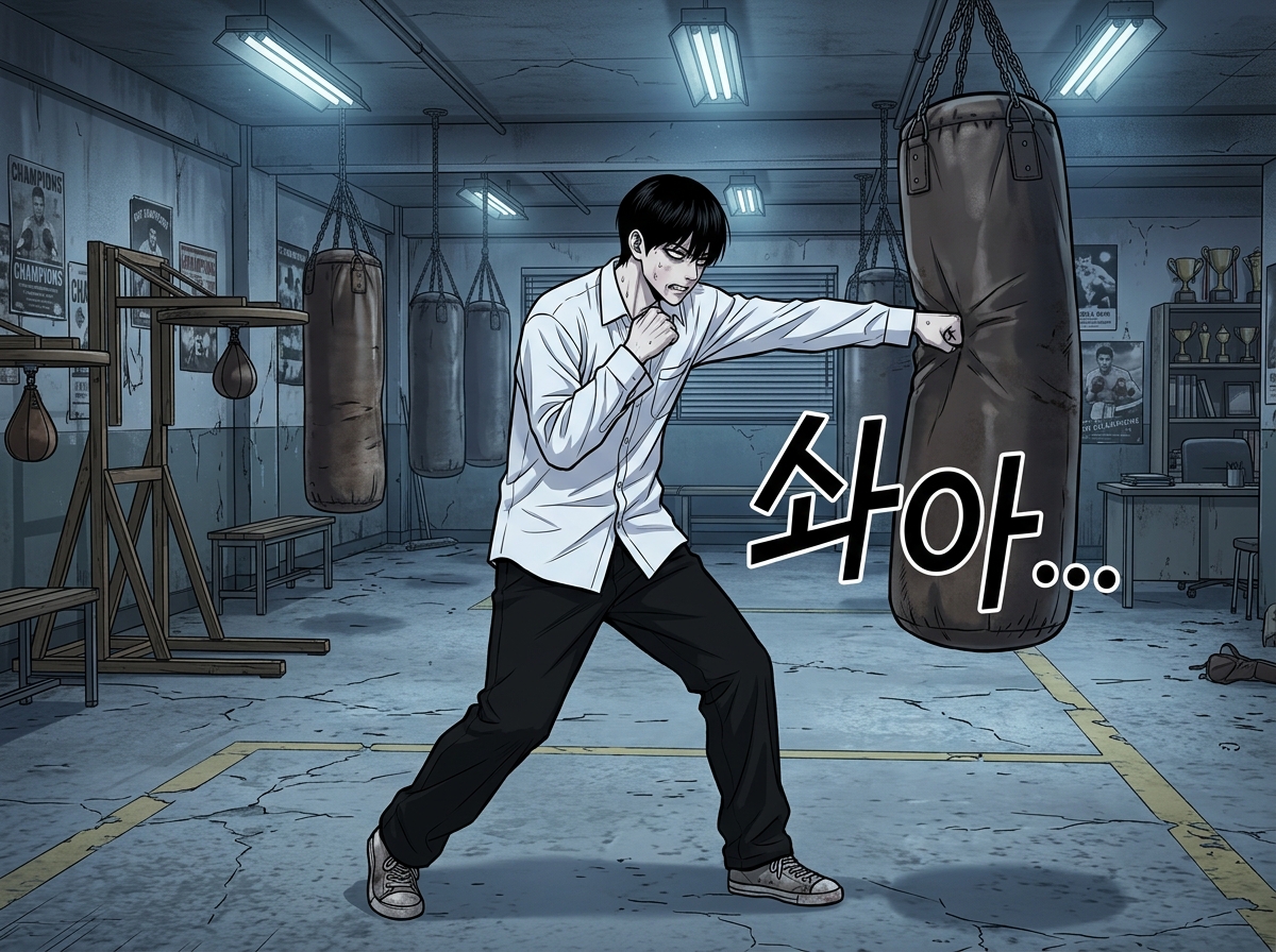 피로 배운 거리 17컷