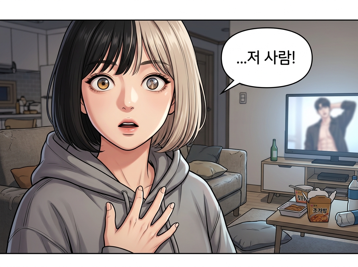보름달까지 7일 4컷