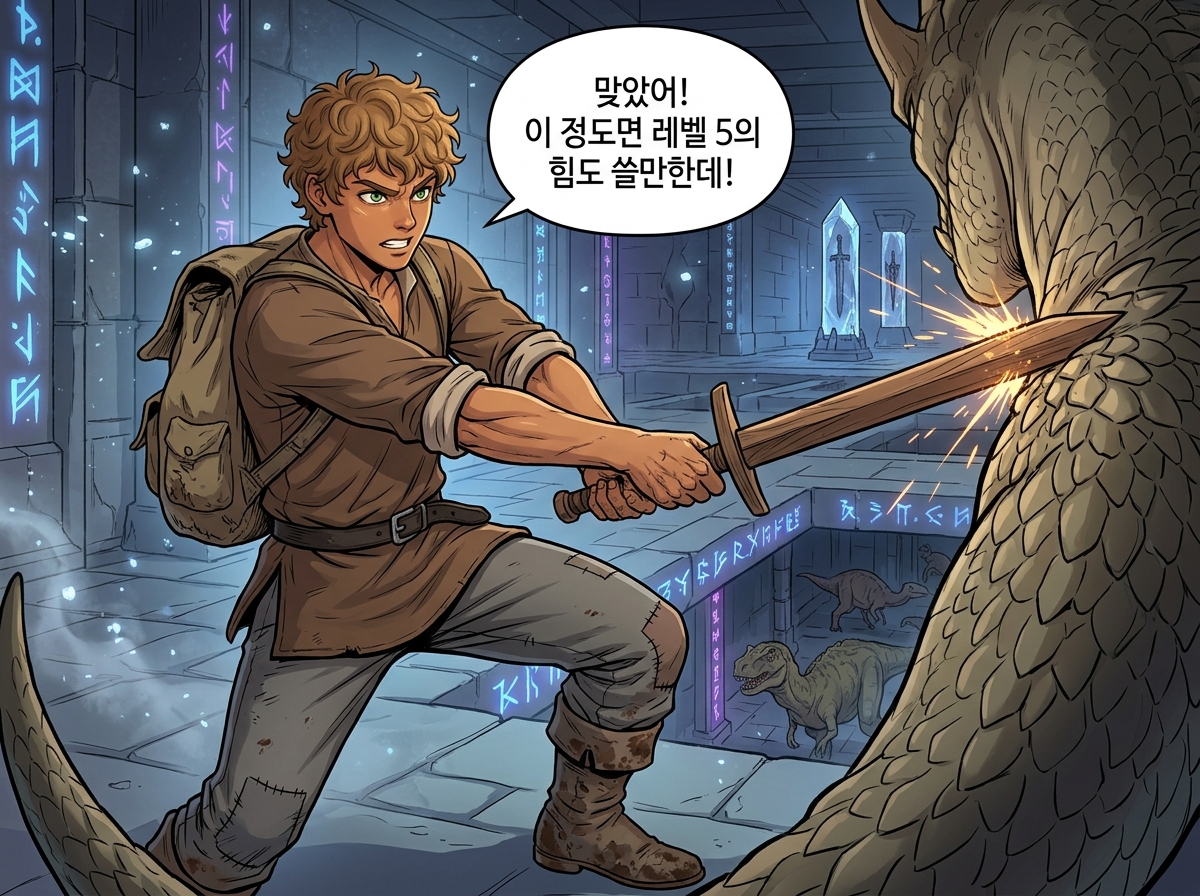 검성 마리벨: 무한 레벨업의 계약자 4화 - 영점의 미궁 14컷