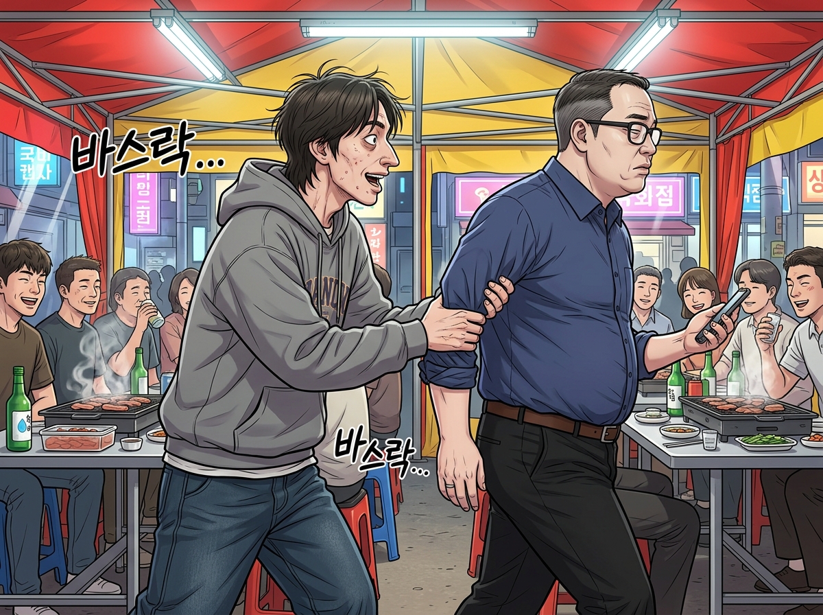 헌팅포차 생존기 5컷
