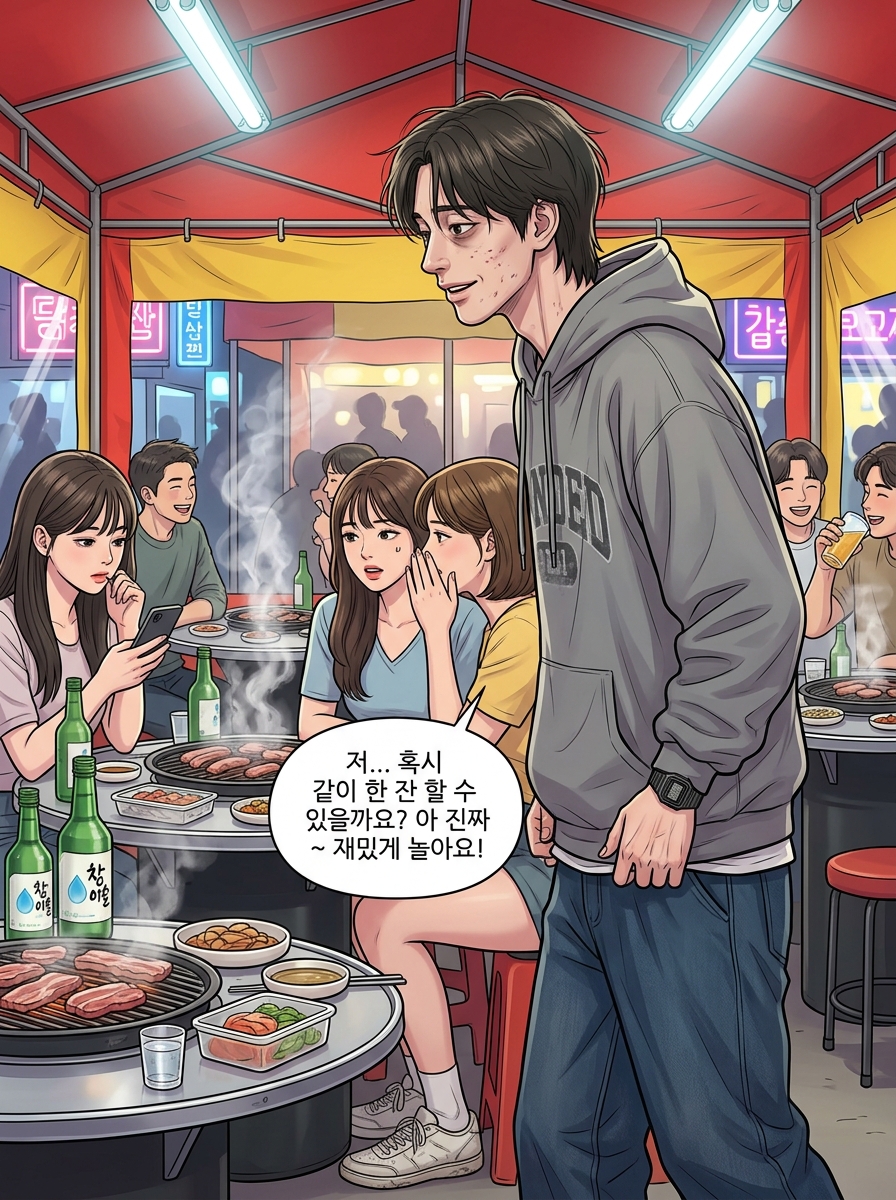 헌팅포차 생존기 16컷