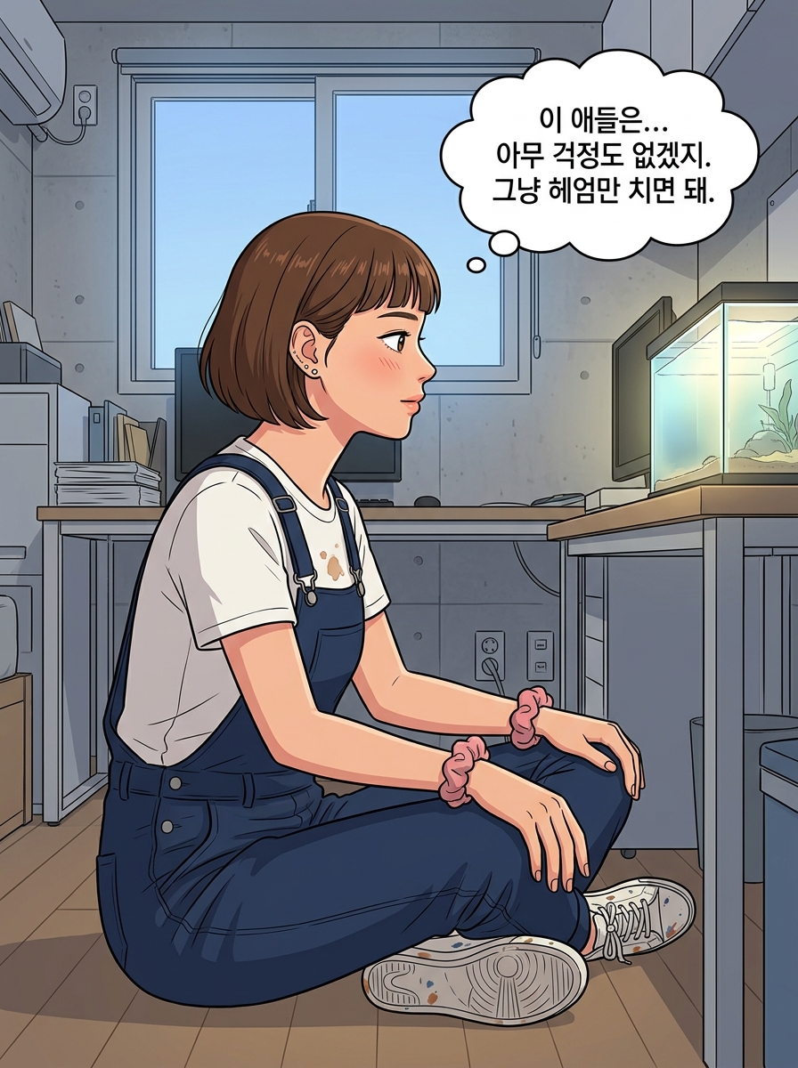 수조 너머 세계 21컷