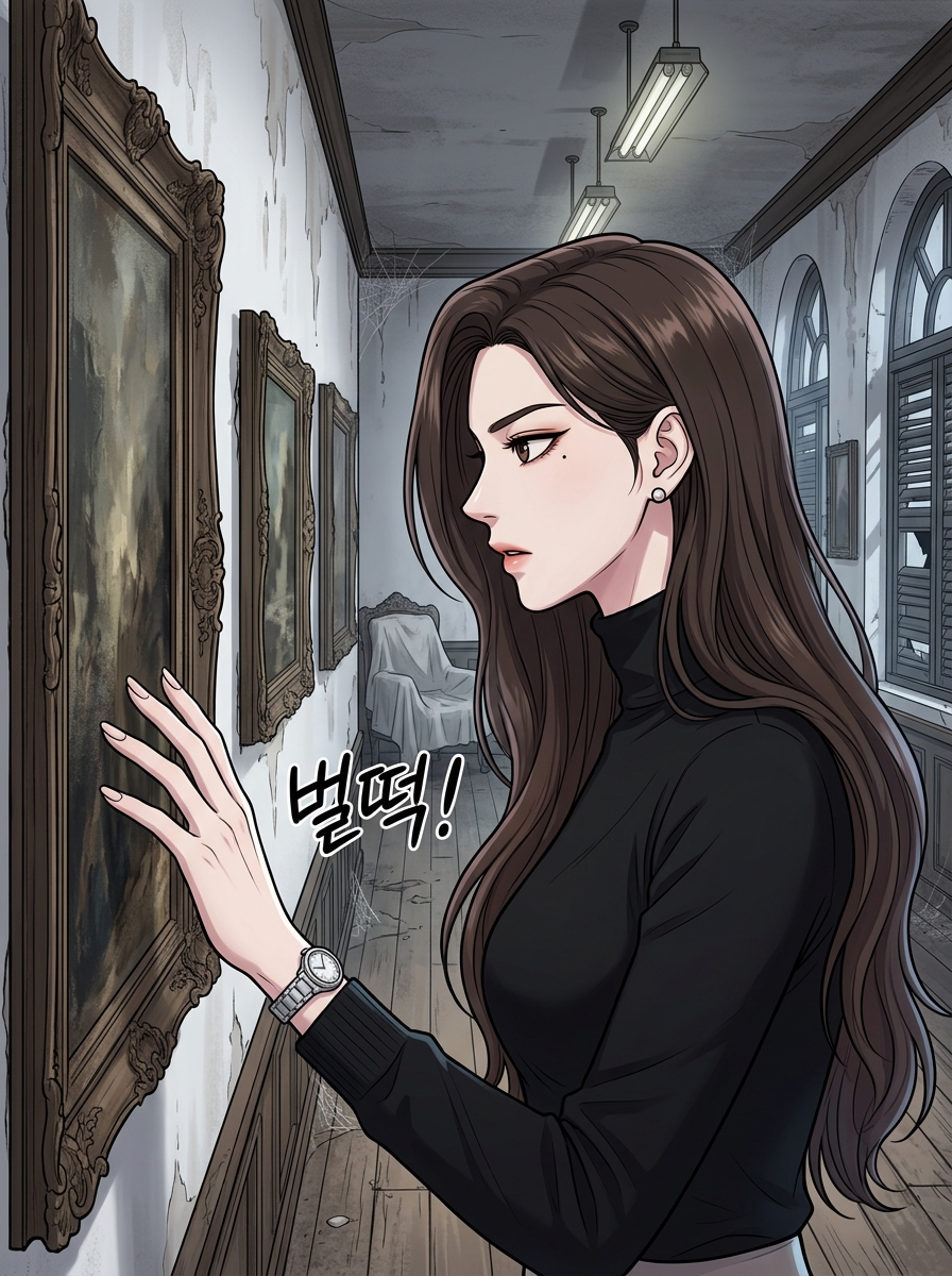 밤의 큐레이터 4컷
