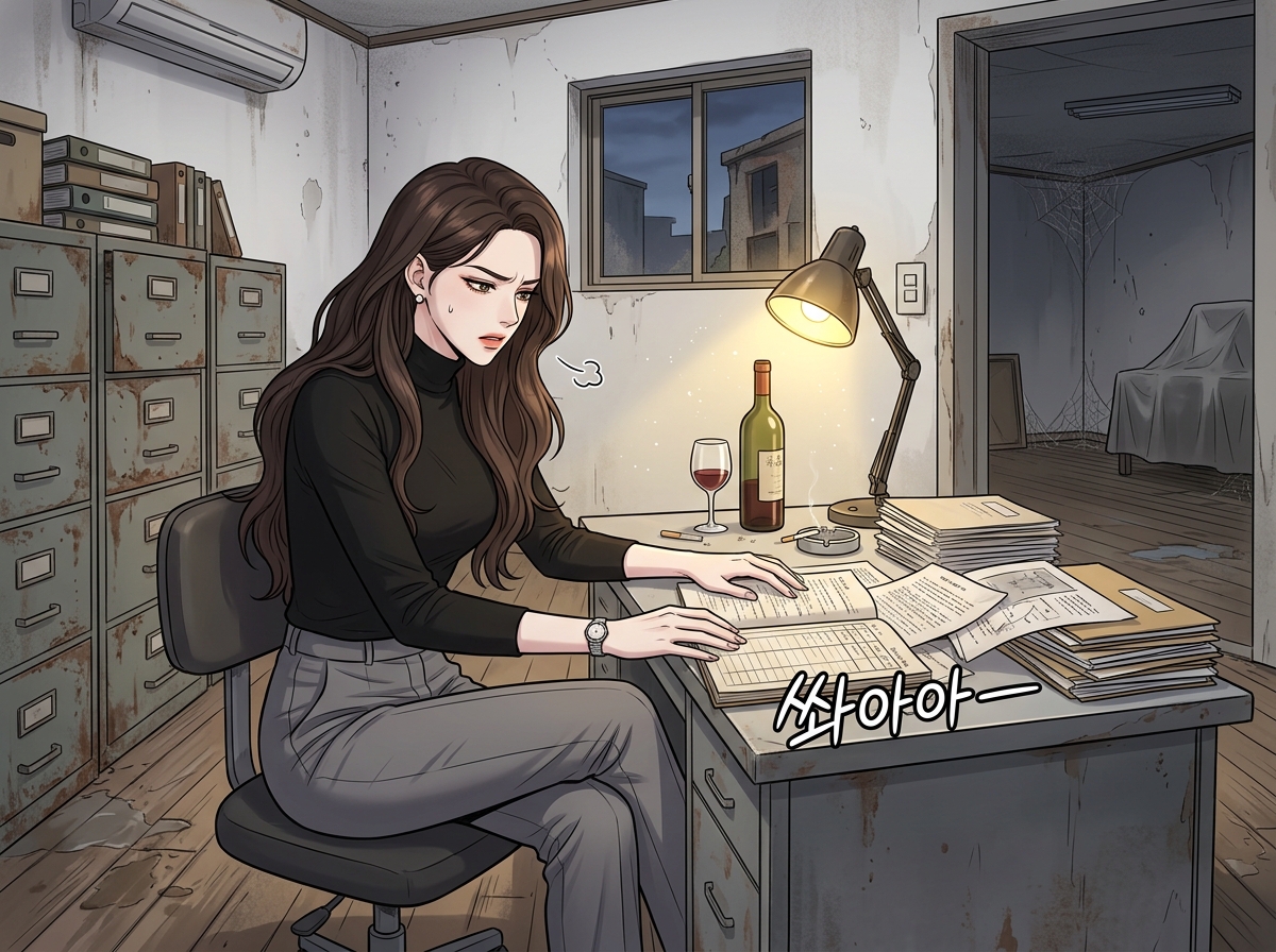 밤의 큐레이터 9컷