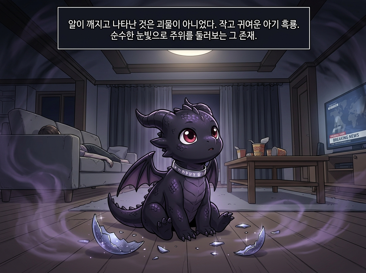 검은 알의 부화 23컷