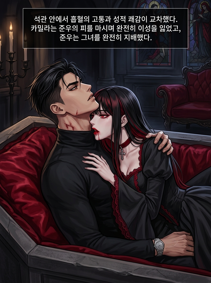 피의 계약 - 흡혈귀의 역전된 쾌락 27컷