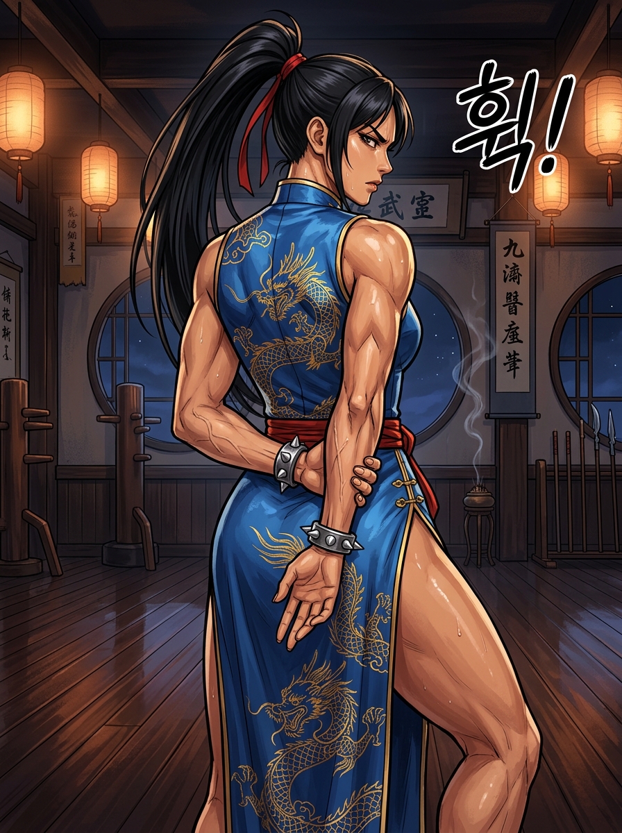 권법의 달인 춘화 — 무술가의 자존심을 꺾다 8컷