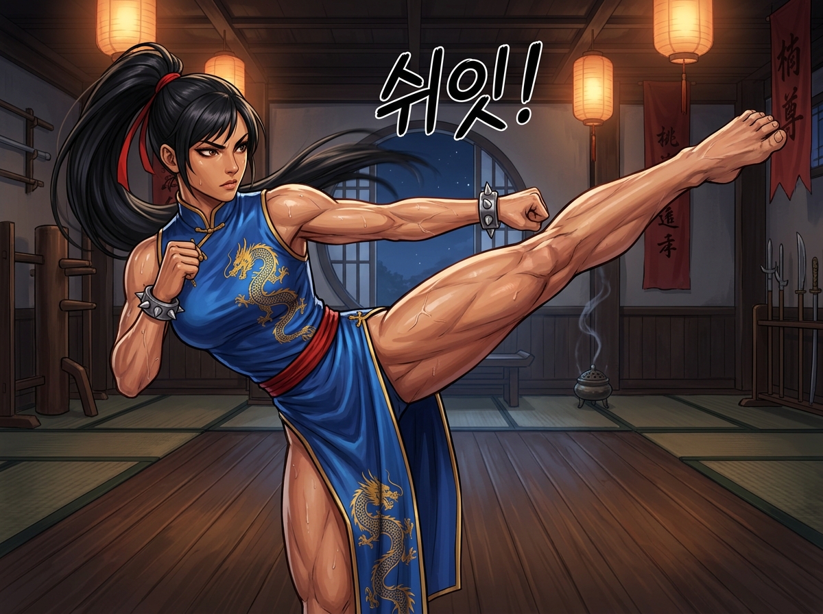 권법의 달인 춘화 — 무술가의 자존심을 꺾다 9컷