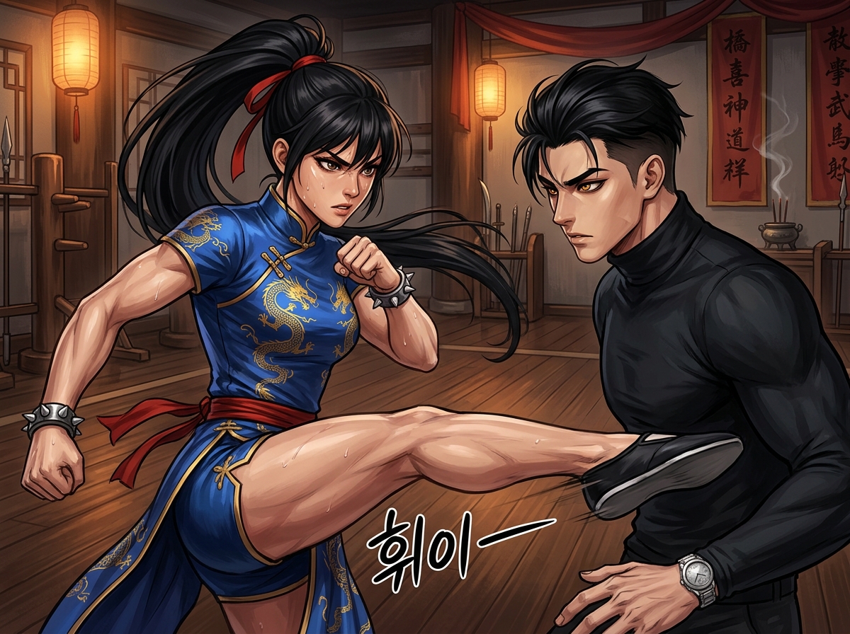 권법의 달인 춘화 — 무술가의 자존심을 꺾다 18컷