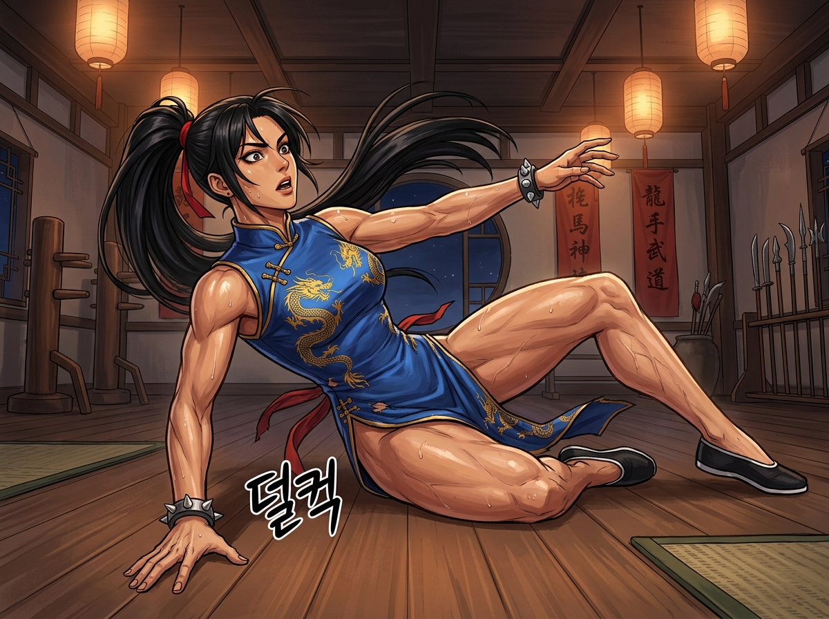 권법의 달인 춘화 — 무술가의 자존심을 꺾다 22컷