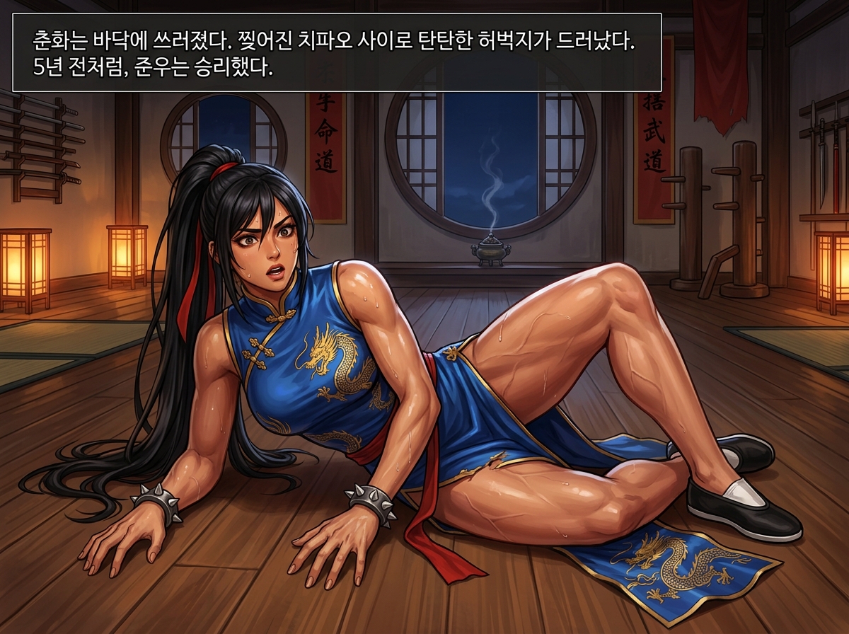 권법의 달인 춘화 — 무술가의 자존심을 꺾다 23컷