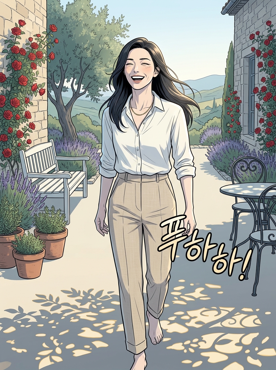 그라스의 아침 3컷