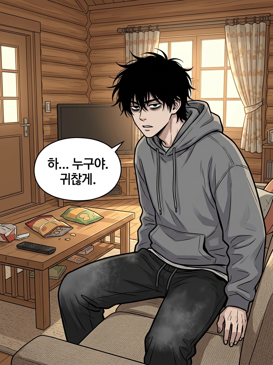 백수의 평화는 짧았다 7컷