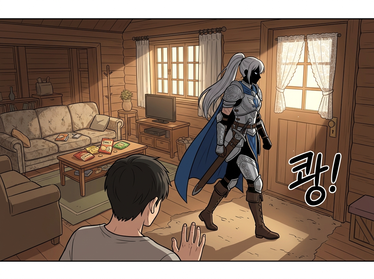 백수의 평화는 짧았다 8컷