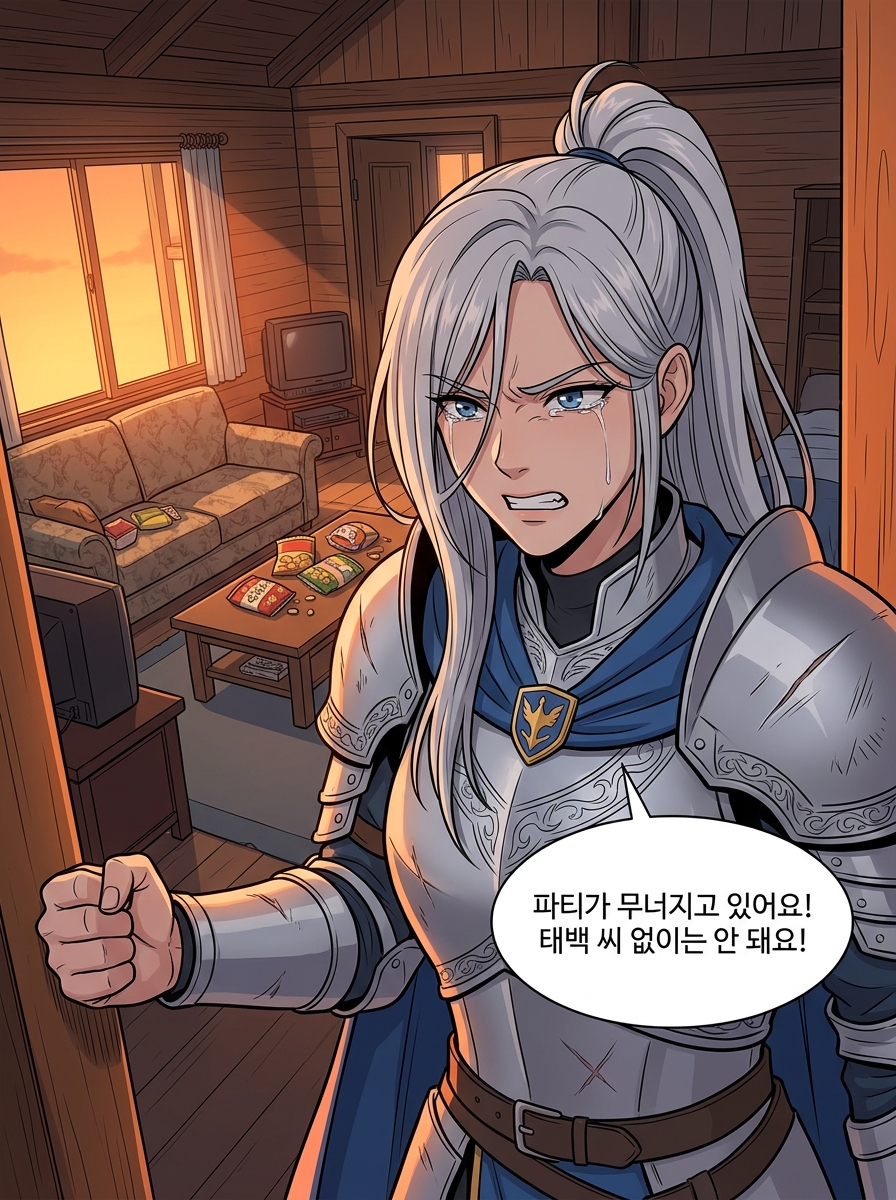 백수의 평화는 짧았다 12컷