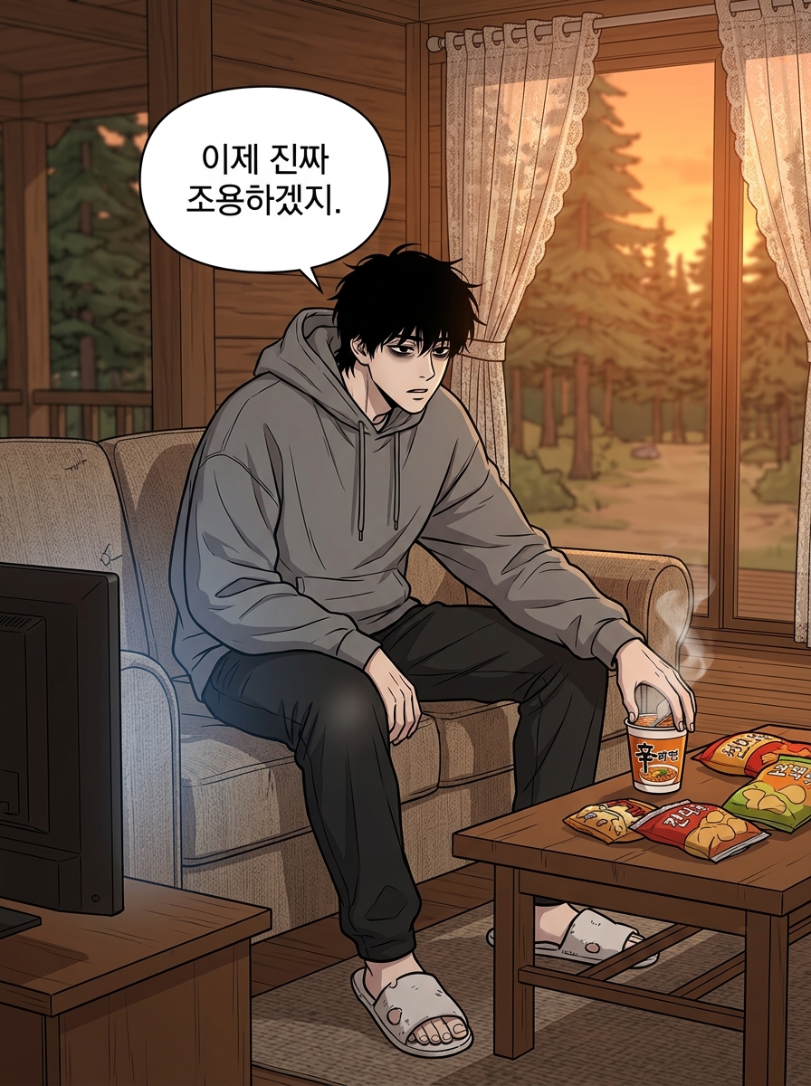백수의 평화는 짧았다 16컷
