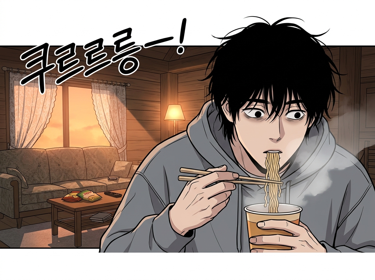 백수의 평화는 짧았다 17컷