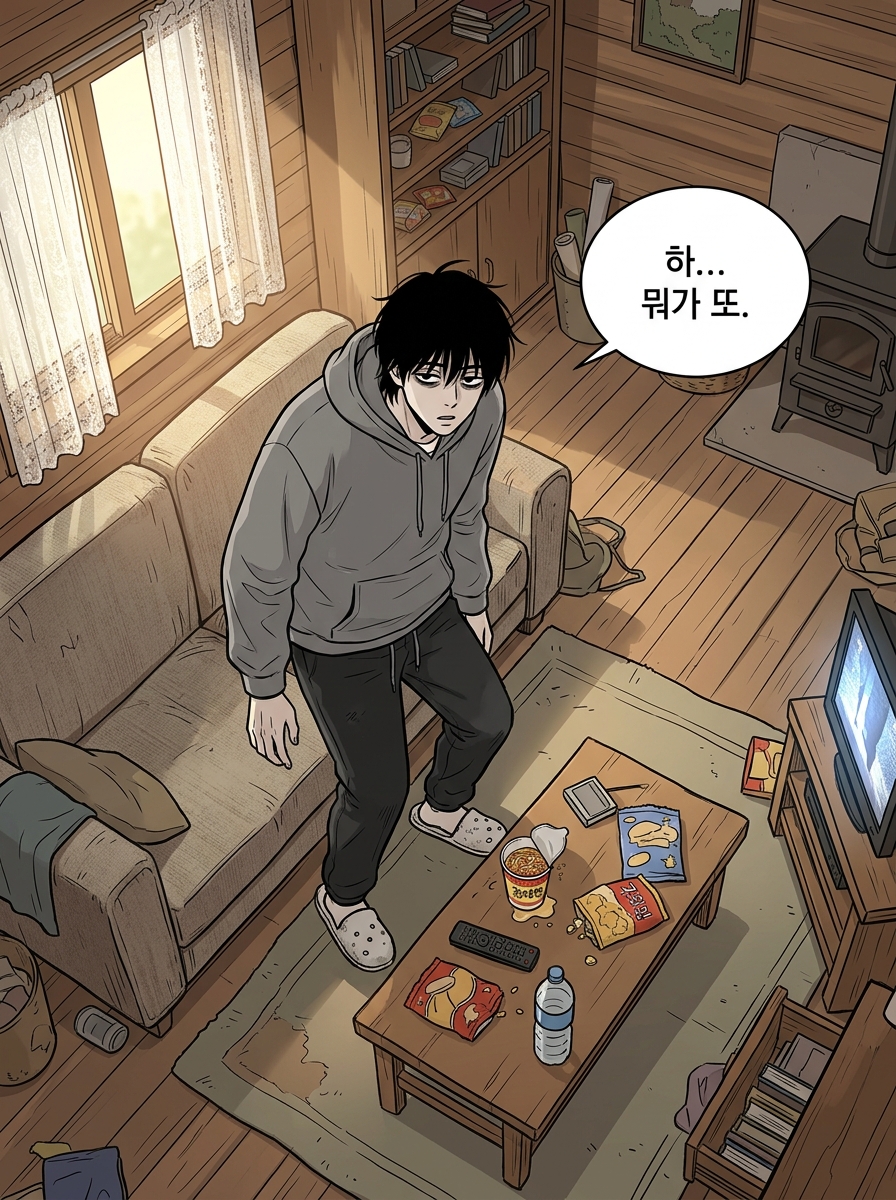 백수의 평화는 짧았다 18컷