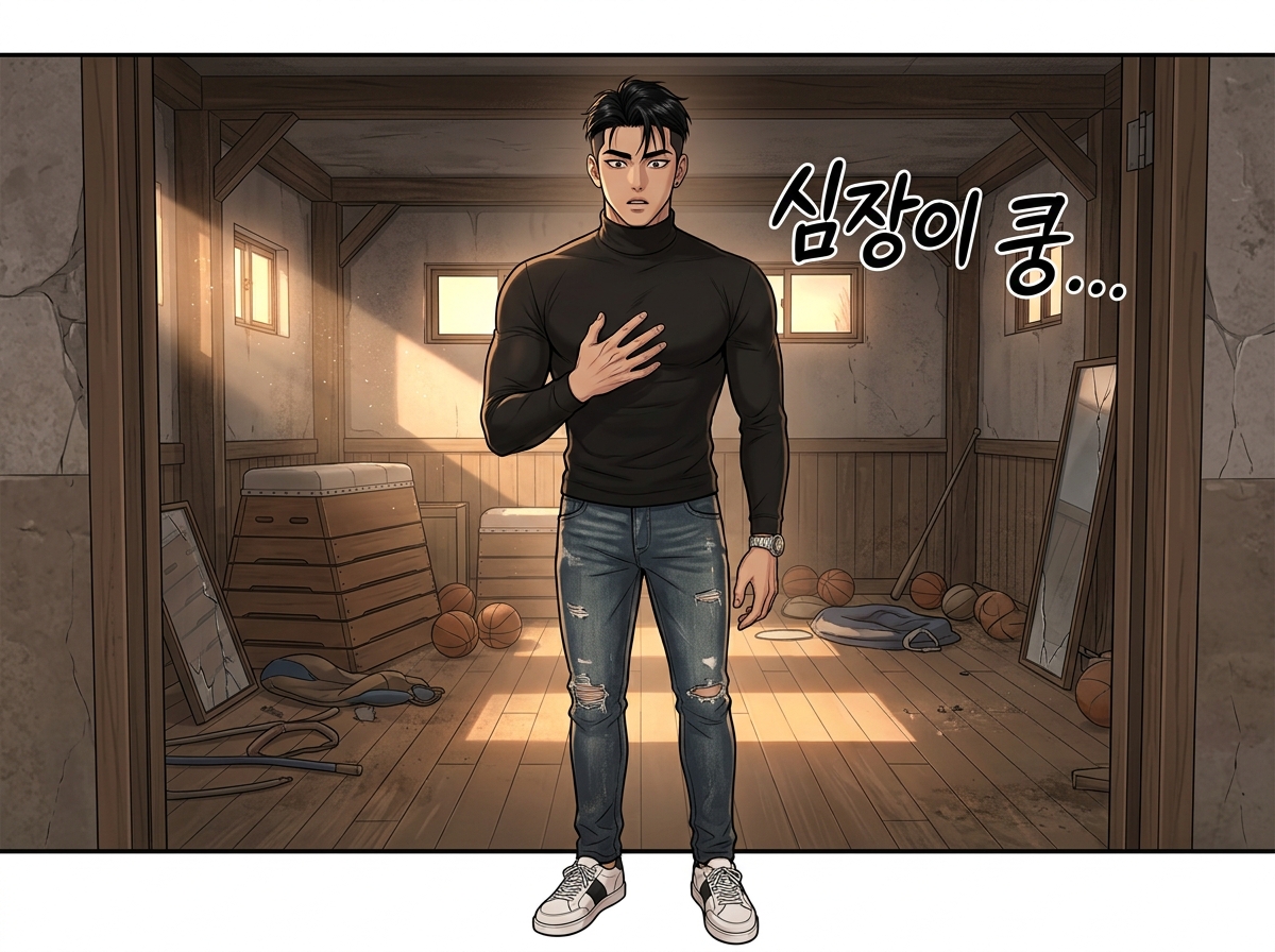 땀과 복종의 여름 - 체육창고의 각성 12컷