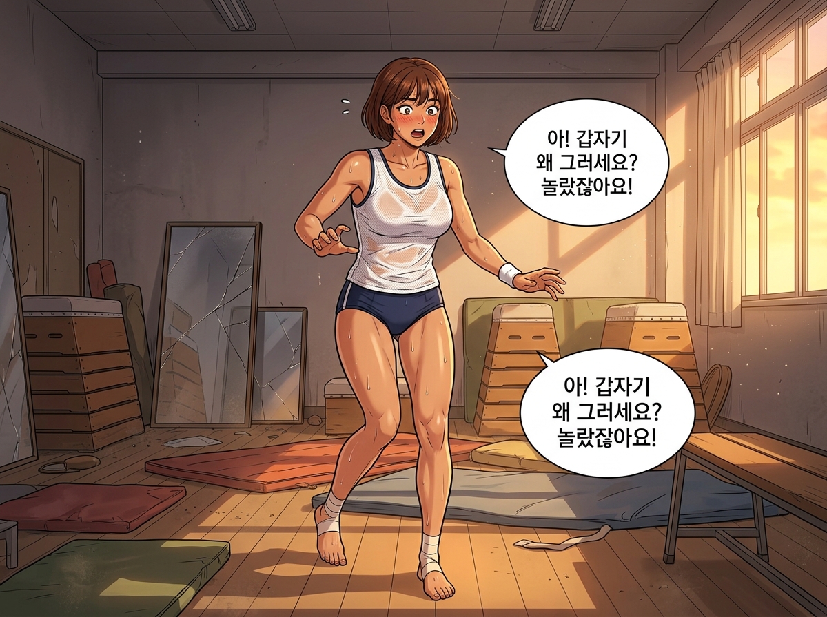 땀과 복종의 여름 - 체육창고의 각성 21컷