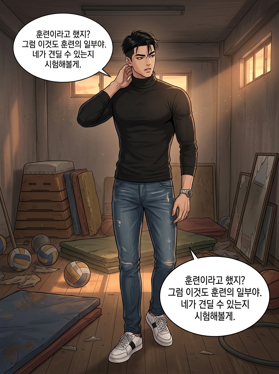 땀과 복종의 여름 - 체육창고의 각성 24컷