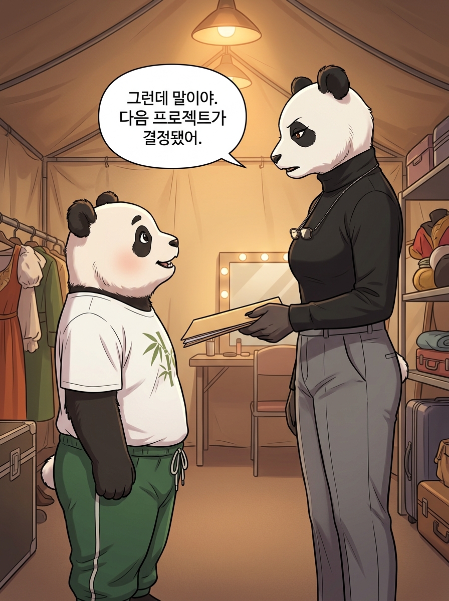 판다들의 문화 교류 프로젝트 6컷