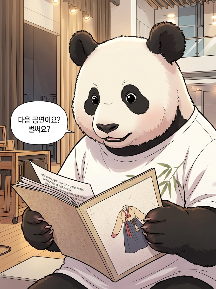 판다들의 문화 교류 프로젝트 7컷