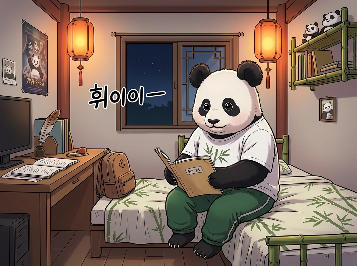 판다들의 문화 교류 프로젝트 9컷