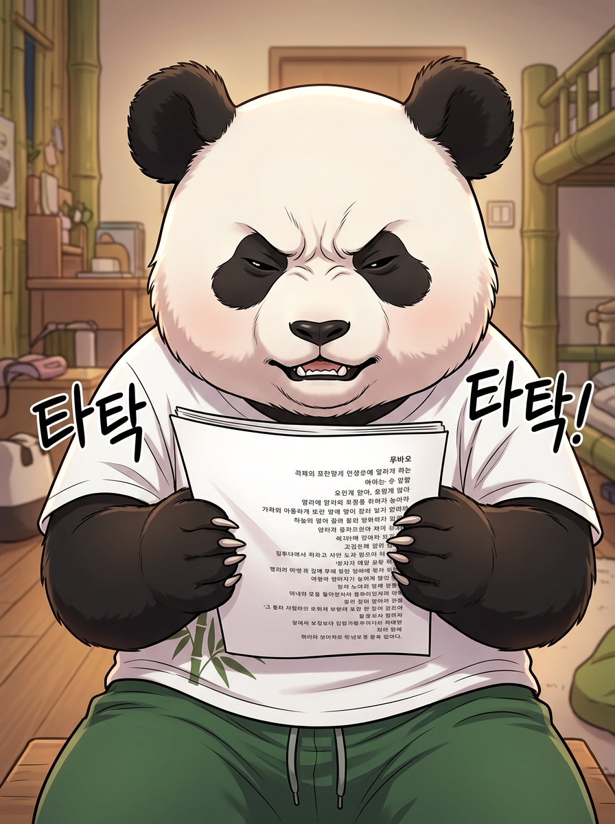 판다들의 문화 교류 프로젝트 11컷