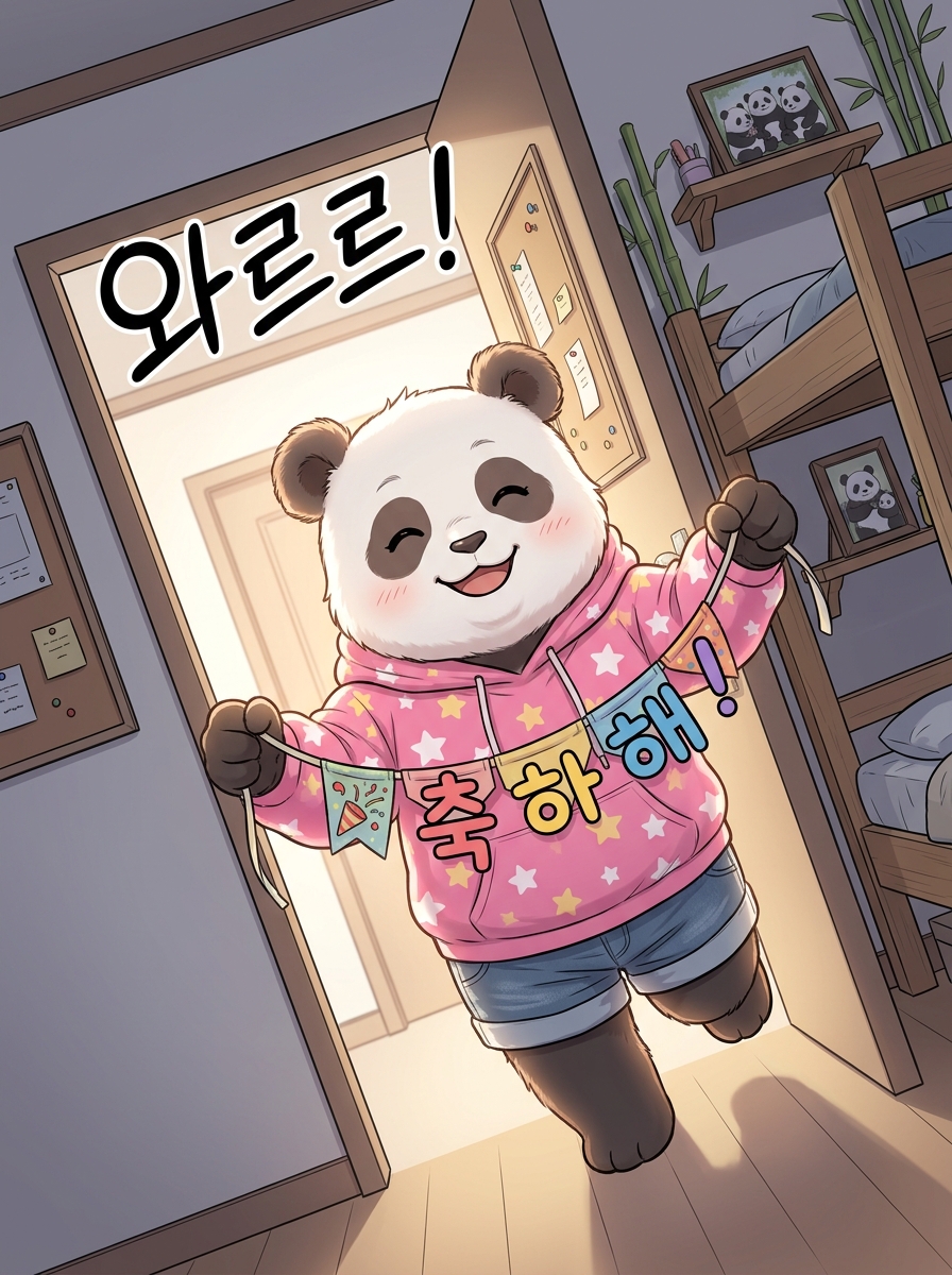 판다들의 문화 교류 프로젝트 13컷