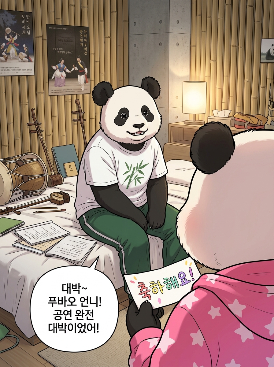 판다들의 문화 교류 프로젝트 14컷