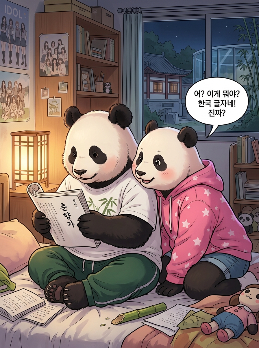 판다들의 문화 교류 프로젝트 15컷