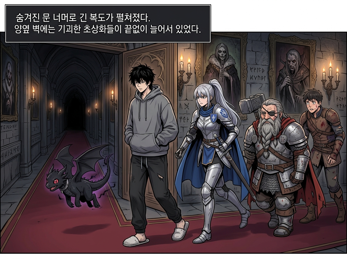 실리네의 초상화 속 암호 6컷