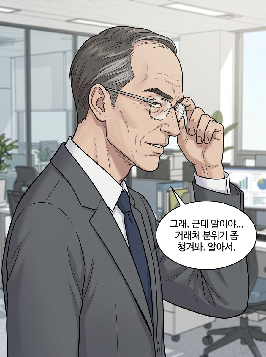 접대 없이도 계약은 성사된다 4컷