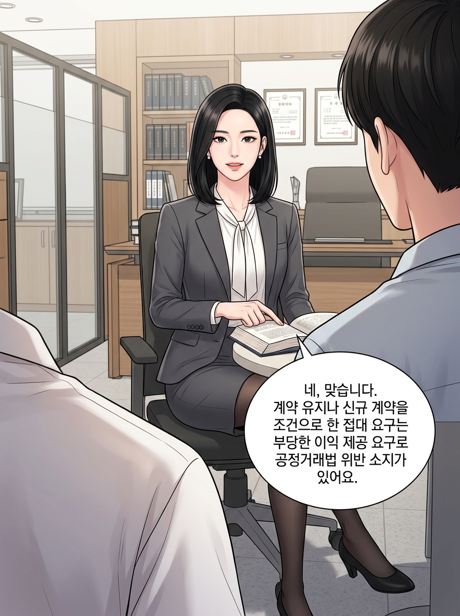 접대 없이도 계약은 성사된다 23컷