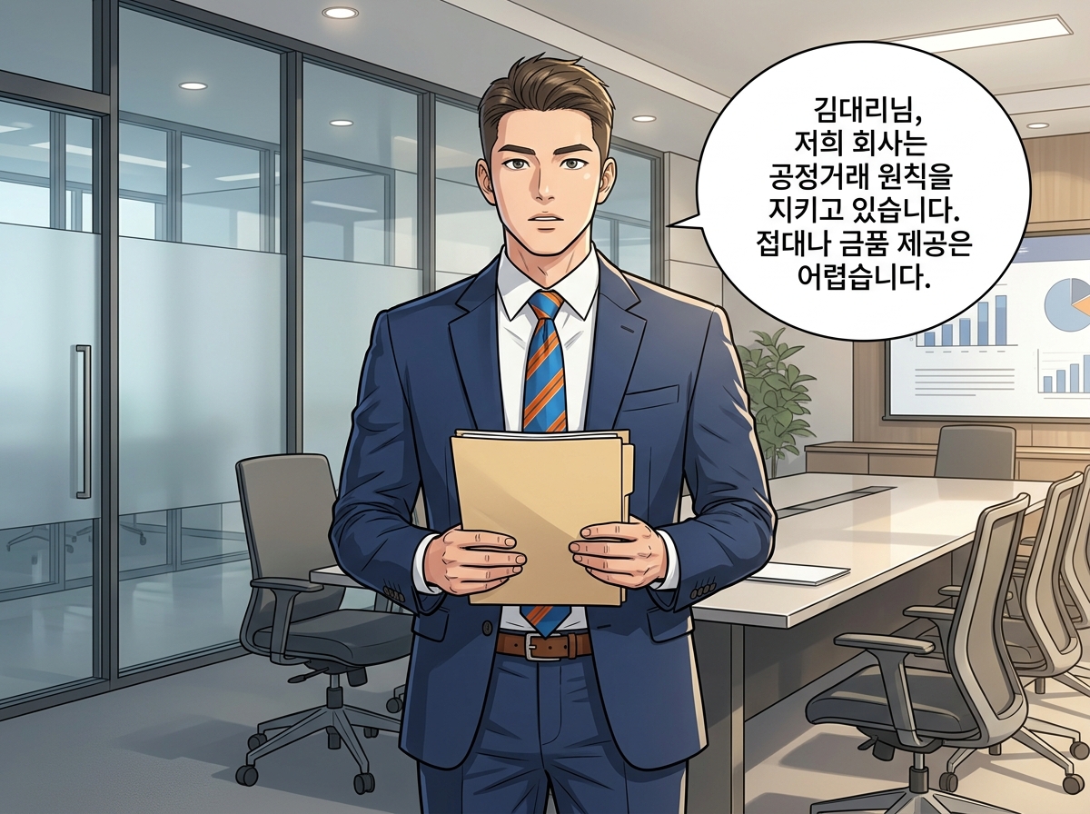 접대 없이도 계약은 성사된다 27컷